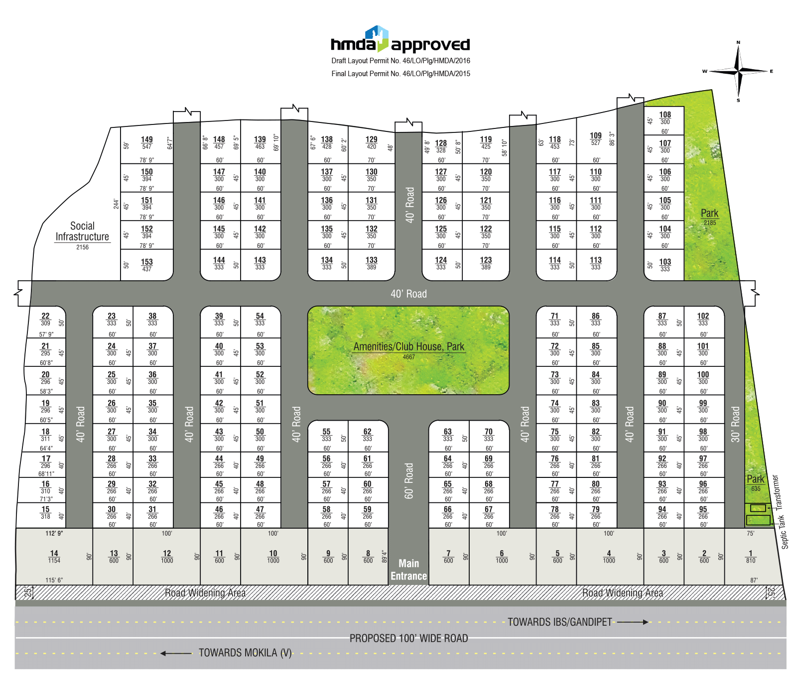Eden Gardens layout plan