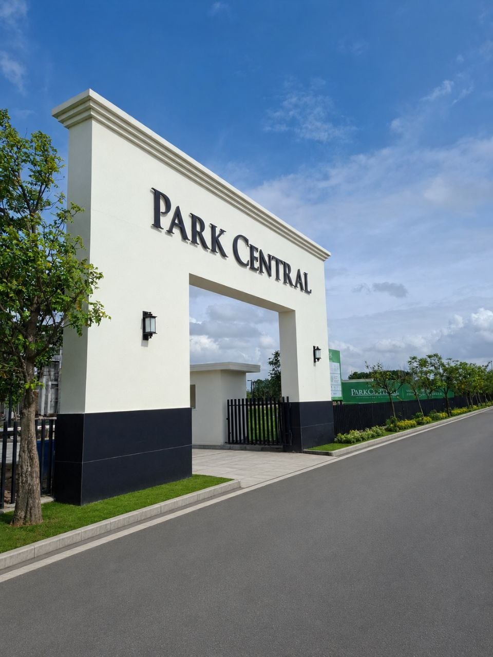 Park Central entrance arch